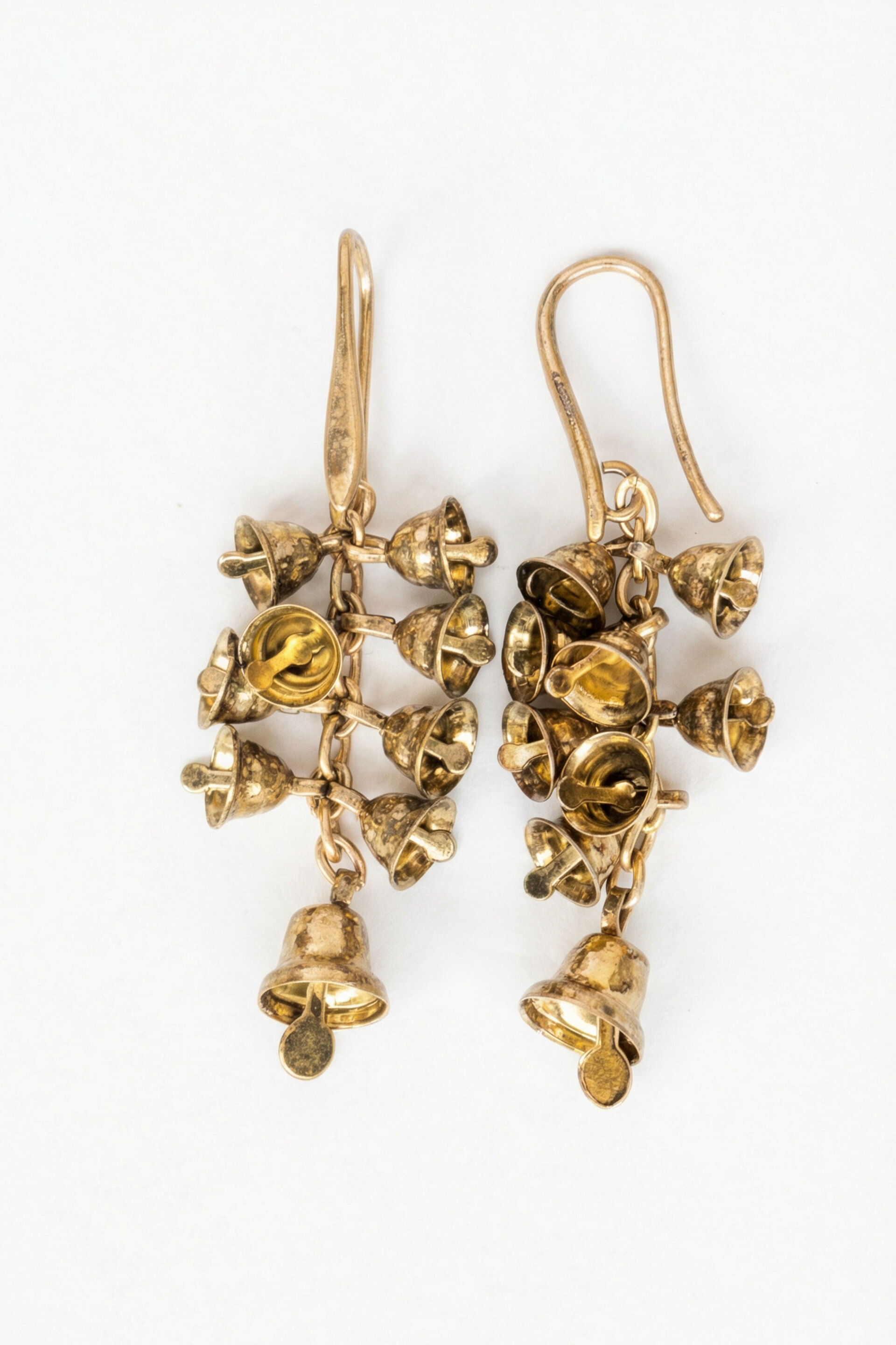 Tiered Bell Dangler Earrings, , image 2